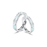999 pure silver pair ring (luminous model)