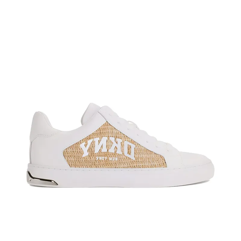 DKNY ABENI Low-Top Skateboard Shoes Women's White-1