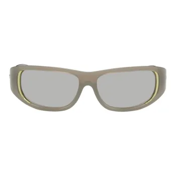 DIESEL Metal Irregular Shape Sunglasses Unisex Gray