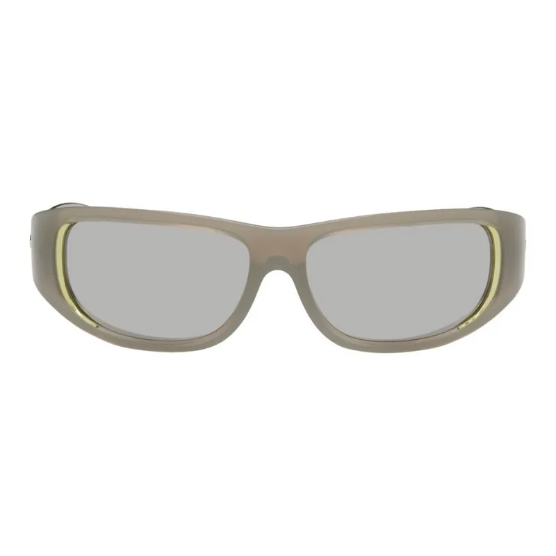 DIESEL Metal Irregular Shape Sunglasses Unisex Gray-0