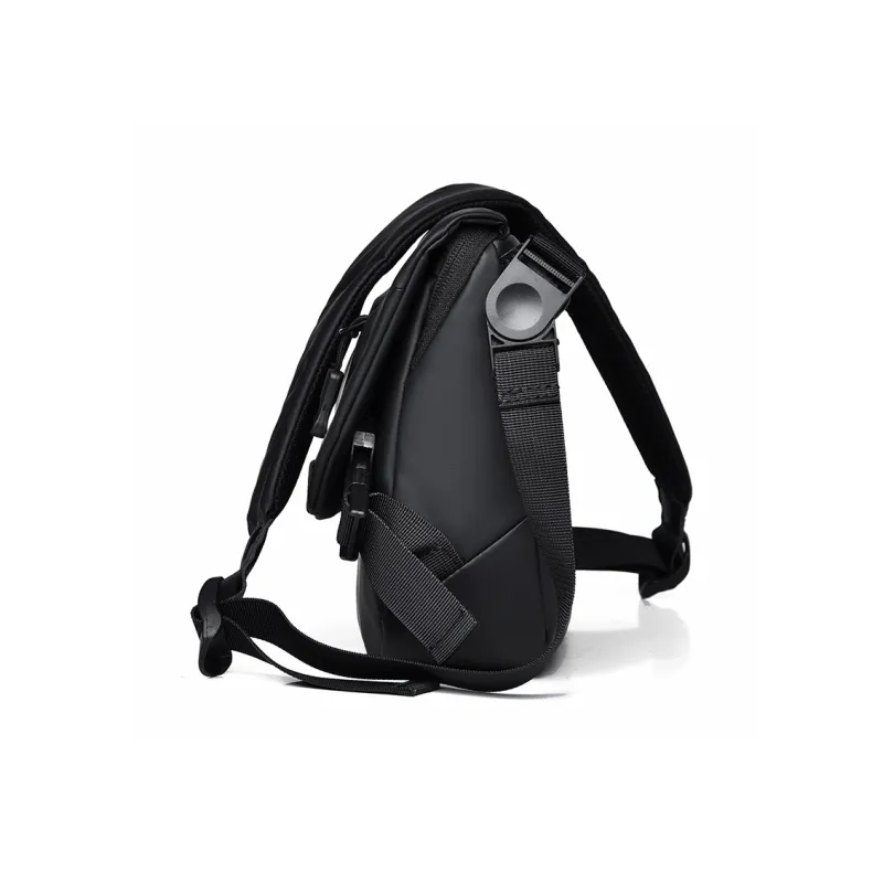 Venerable Brahma Abrasion Resistant Material Shoulder Bag, Crossbody Bag Men's Black/Gray/Blue-3