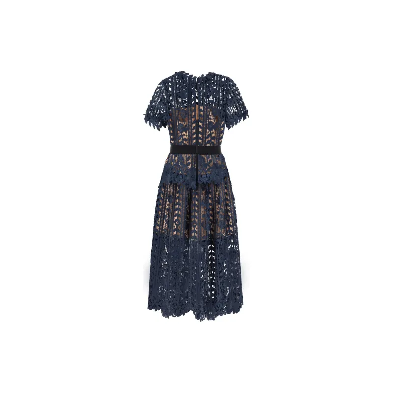 Self portrait Lace Midi Dress-1