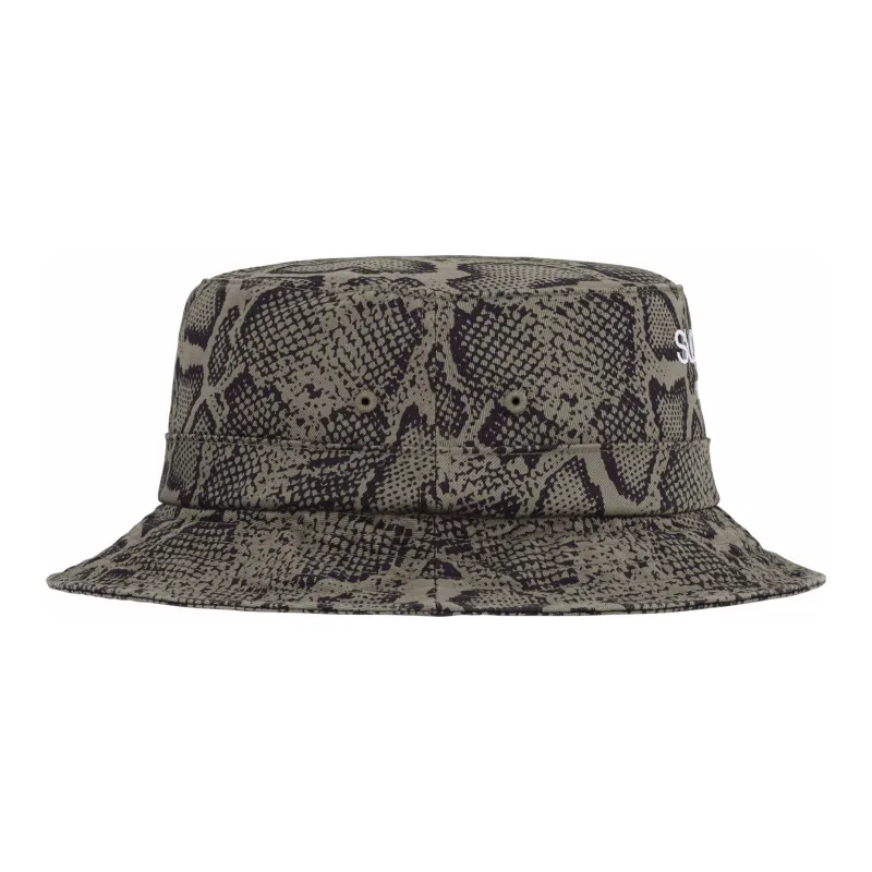 Supreme Cotton Bucket Hats Unisex Brown-2