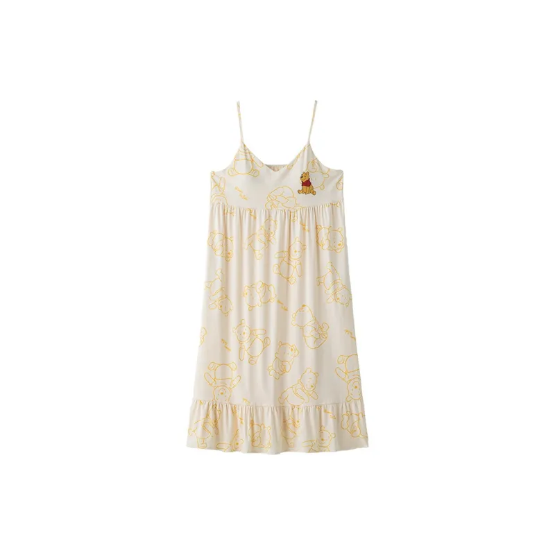Disney Nightgown Summer Women's Light Yellow-0