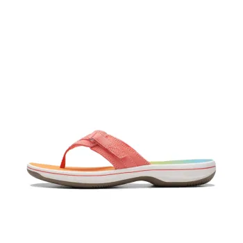 Clarks Flip Flops Women's Coral