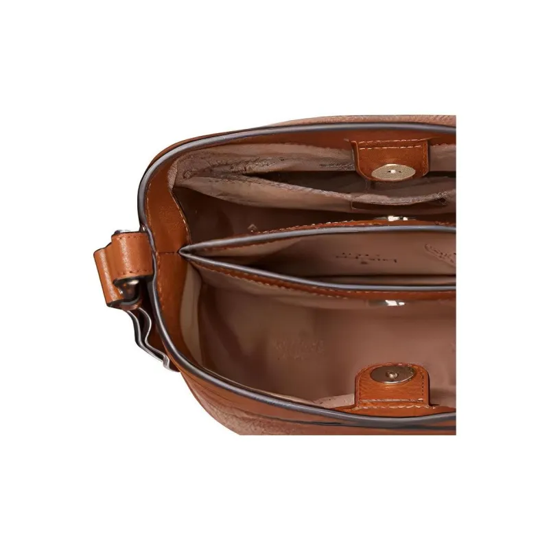 Kate Spade Leila Cow Leather Bucket Bag Handbag Shoulder Bag Crossbody Bag Small Size Women's Brown-4