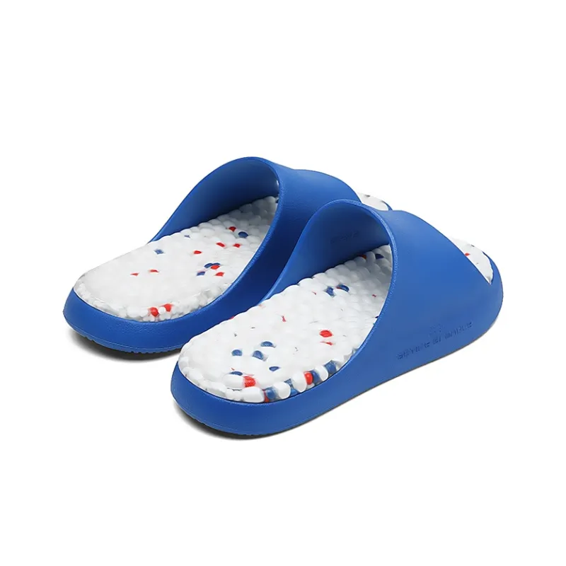IVERSON Slip Resistant Abrasion Resistant Slide Slippers Unisex Blue-4