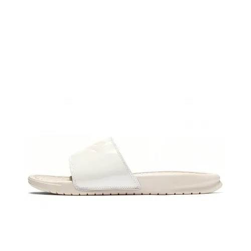 Nike Benassi JDI Slide Slippers Women's White/Pink