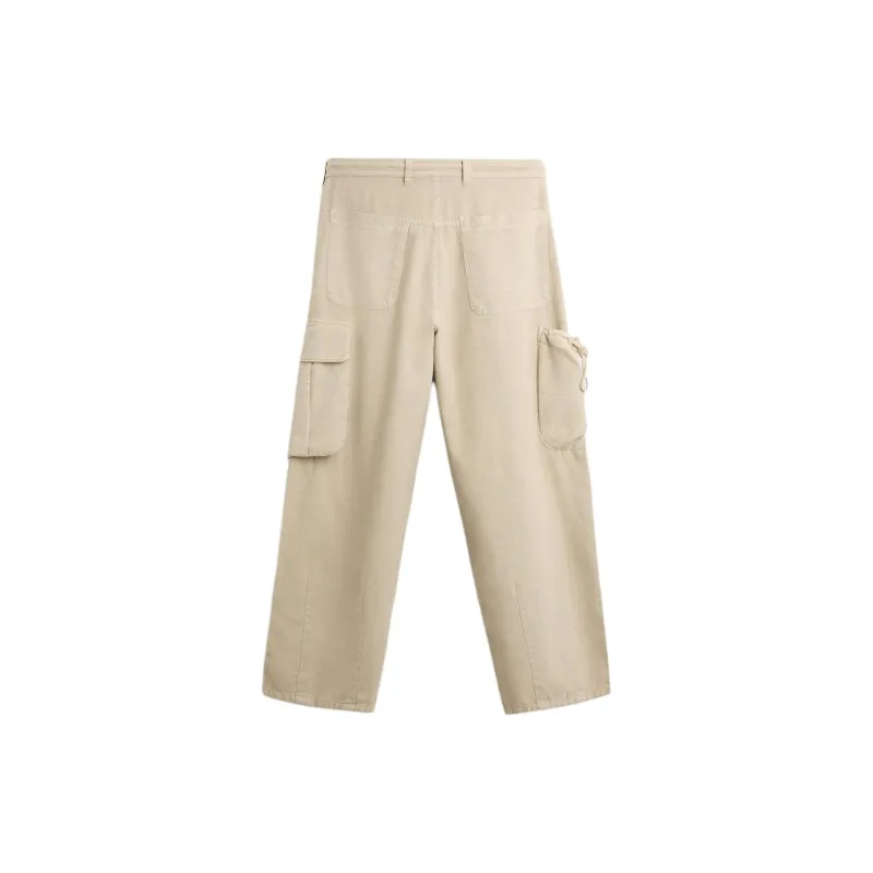 ZARA Casual Pants Men's Light Brown Yellow-1
