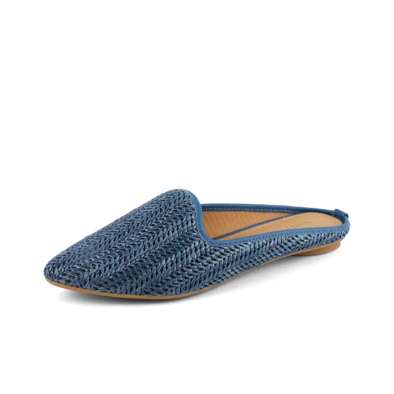 Kacey Devlin Rubber Sole Woven Slip Resistant Closed Toe Slippers Women's-6