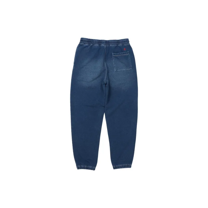 Champion Knitted Sports Pants Men's Washed Blue-1