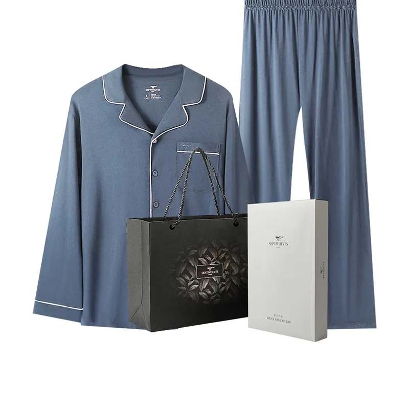 SEPTWOLVES Men Pajama Sets-0