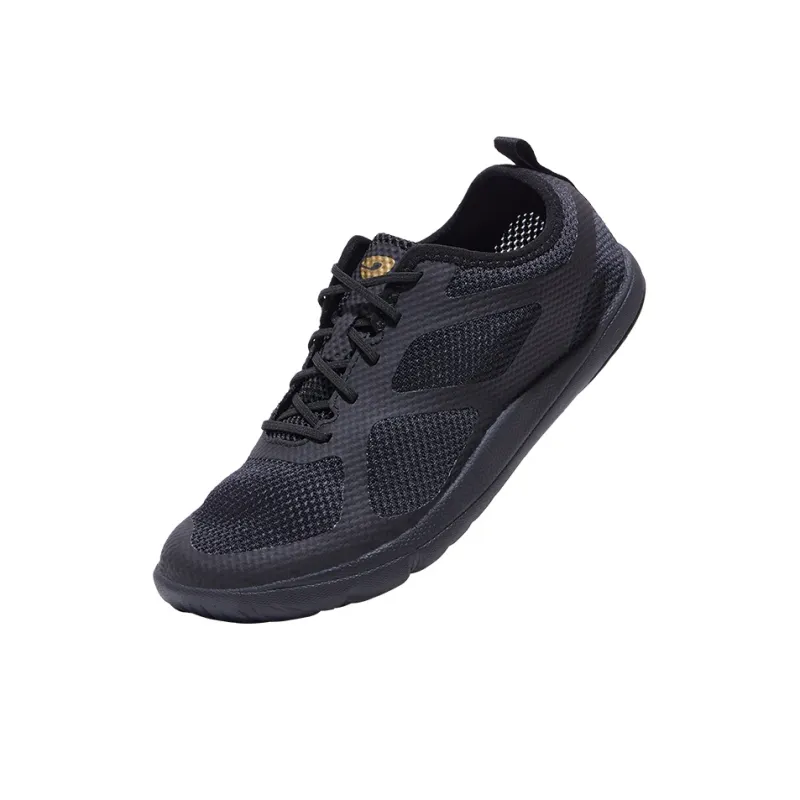 HOT POTATO Breathable Coverage Lightweight Low Top Casual Running Shoes Unisex Black-2