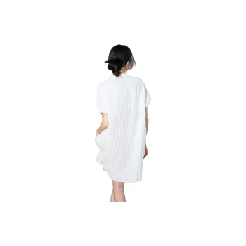SMEN Short-Sleeved Dresses Women's White