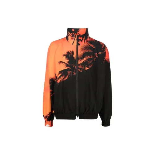 Blue Sky Inn Palm-tree Print Bomber Jacket