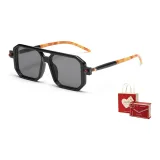 Black Frame with Black Gray Lens+Present Box (TY0038-1LW)