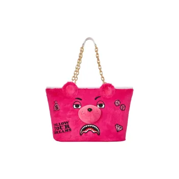 SPRAYGROUND Polyester Tote Bag Shopping Bag Handbag Unisex Pink