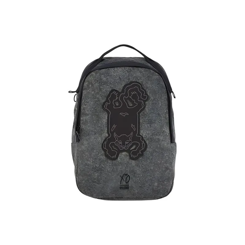 PUMA XO Collaboration Polyester Backpack Regular Men's Black Acid Wash-0