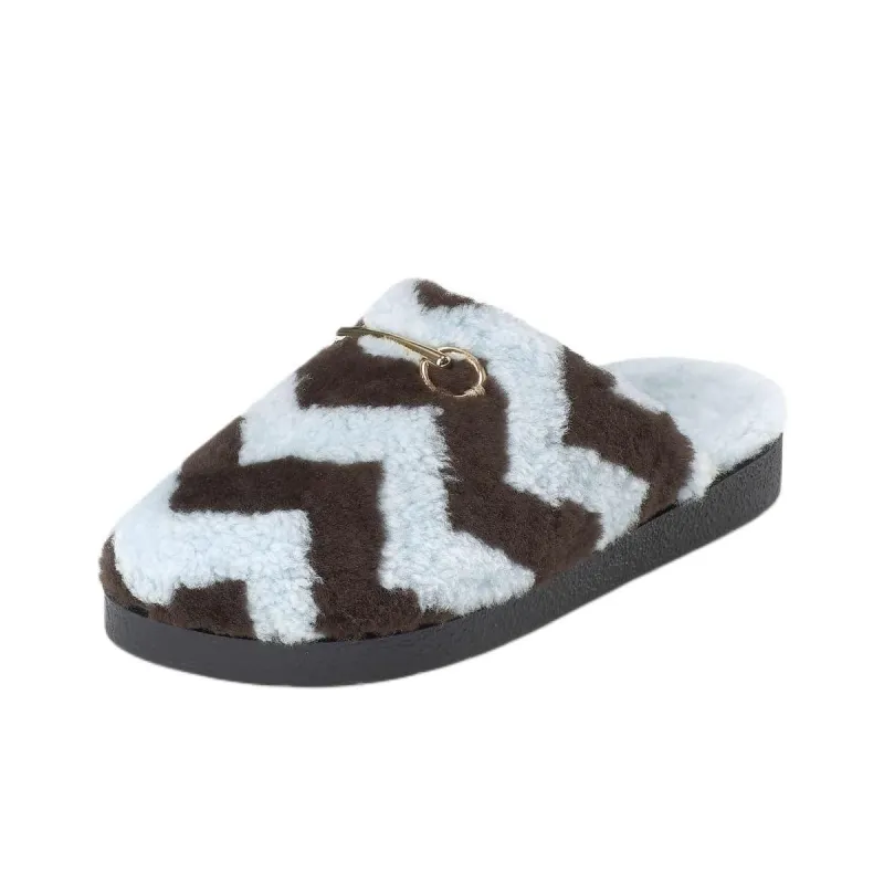 Inuikii Wrap-toe Slippers Women's Blue Black-2