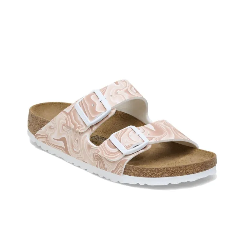 Birkenstock Arizona Slide Slippers Women's Nude Narrow Fit-2