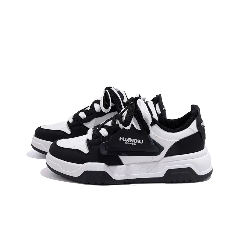 HUANQIU Year Of The Snake Limited Edition Abrasion Resistant Balance Low Top Skateboard Shoes Unisex Black-1