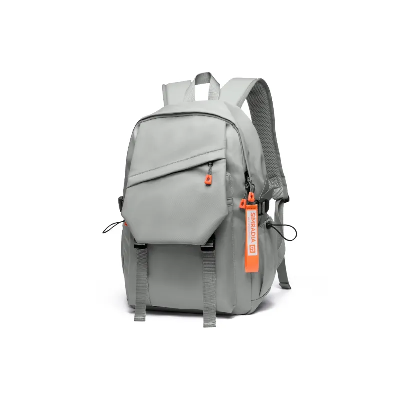 MOYYI Oxford Backpack Large Size Unisex Gray/Black-0