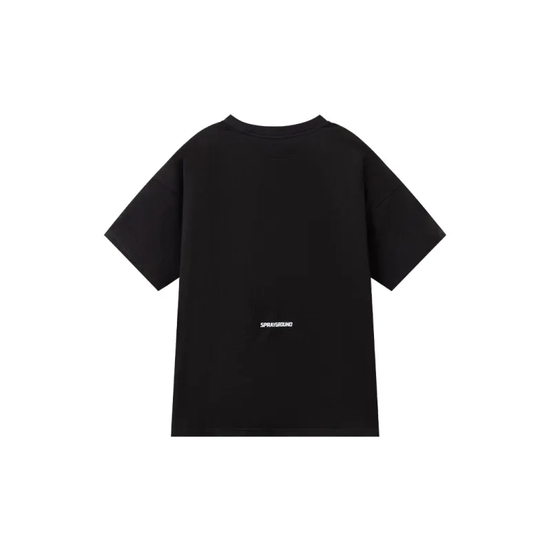 SPRAYGROUND Crew Neck Short Sleeved T Shirts Unisex-7