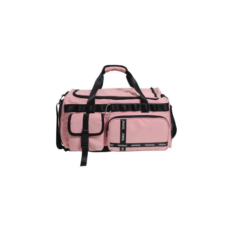 NIGEER Nylon Travel Bag Unisex Black Pink/Green Yellow/Denim Blue/Khaki-2