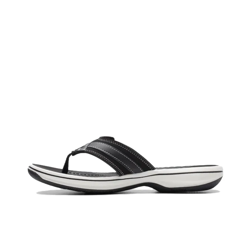 Clarks Flip Flops Women's Black-1