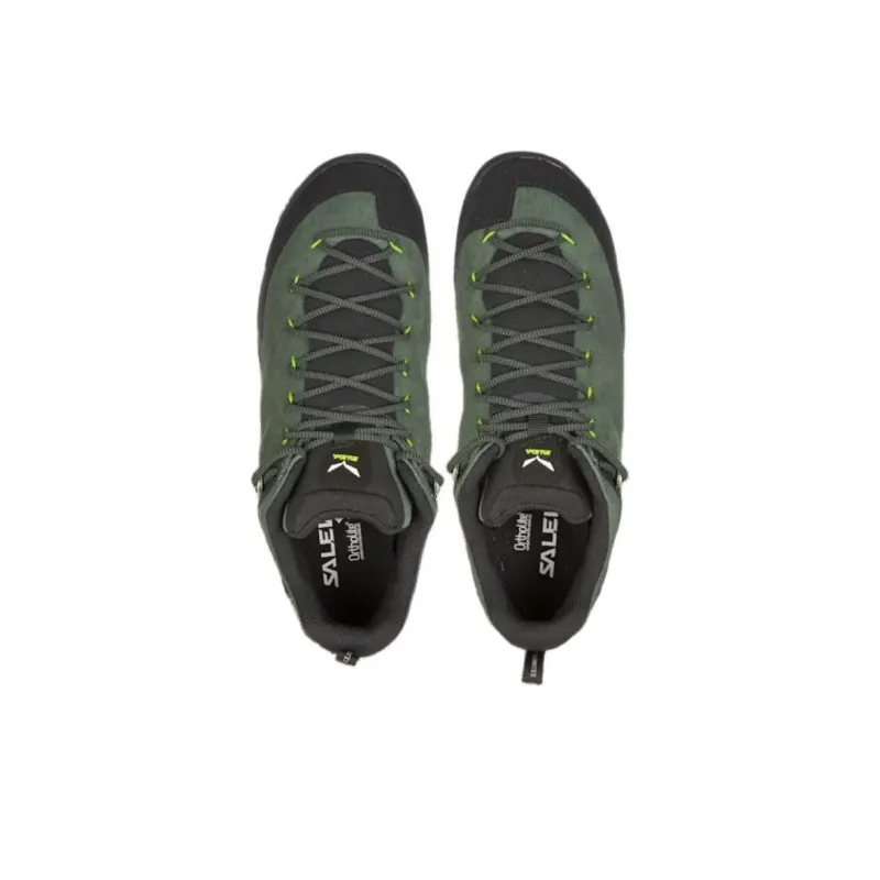 SALEWA Cushioned Anti-Slip Wear-Resistant And Water-Resistant Low-Top Trekking Shoes Men's Green Black-2
