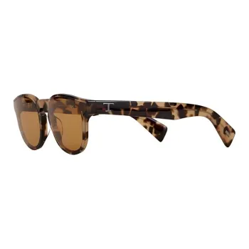 TOD'S Acetate Round Sunglasses Women's Brown