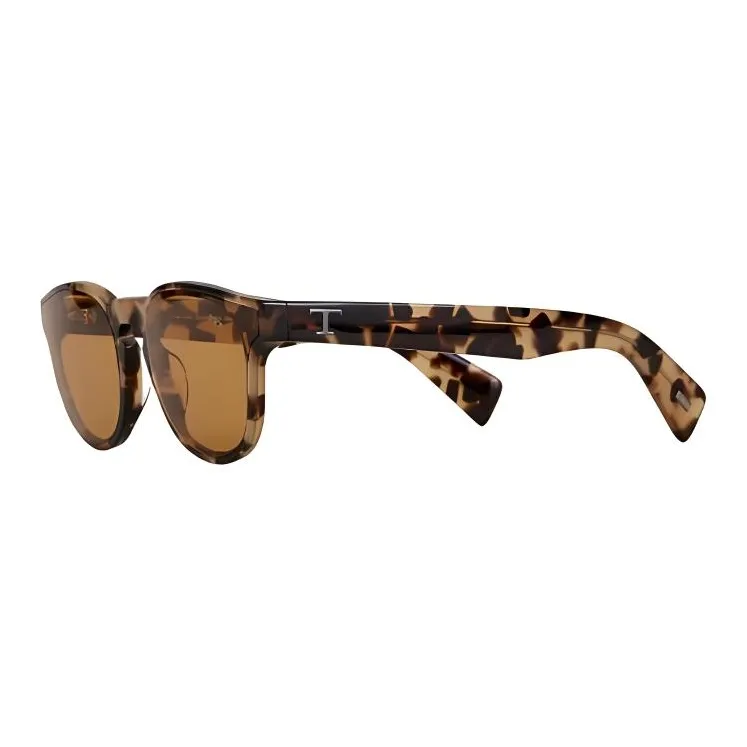TOD'S Acetate Round Sunglasses Women's Brown-0