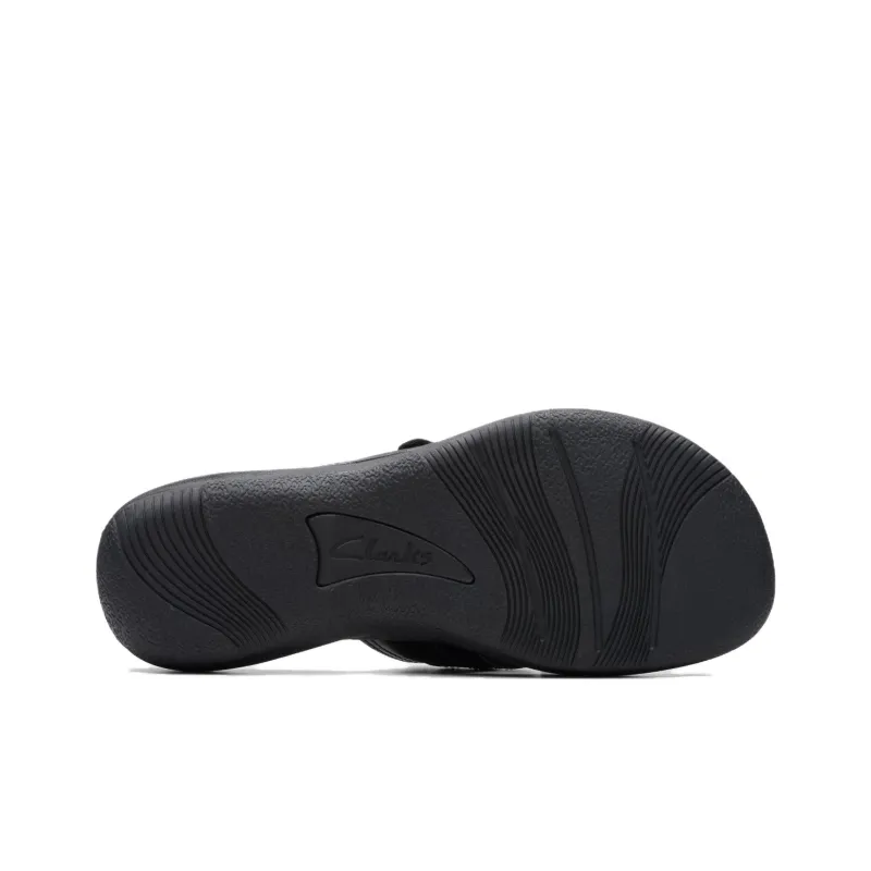 Clarks Flip Flops Women's Black-5