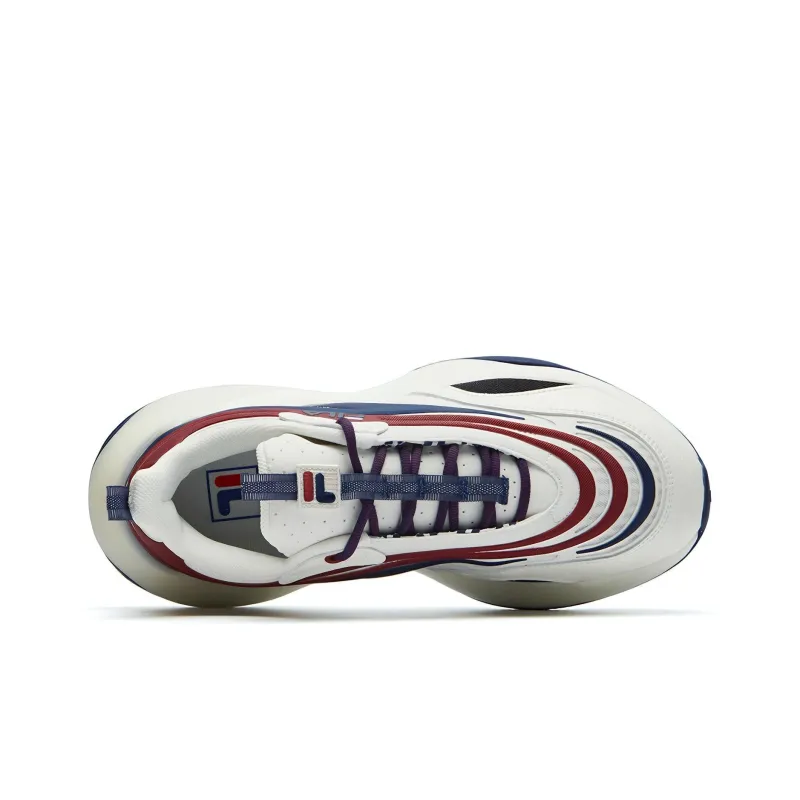 FILA FUSION Fila Low Running Shoes 'White Navy'-3