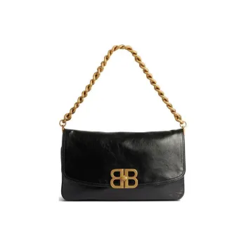 Balenciaga Bb Soft Medium Flap Shoulder Bag