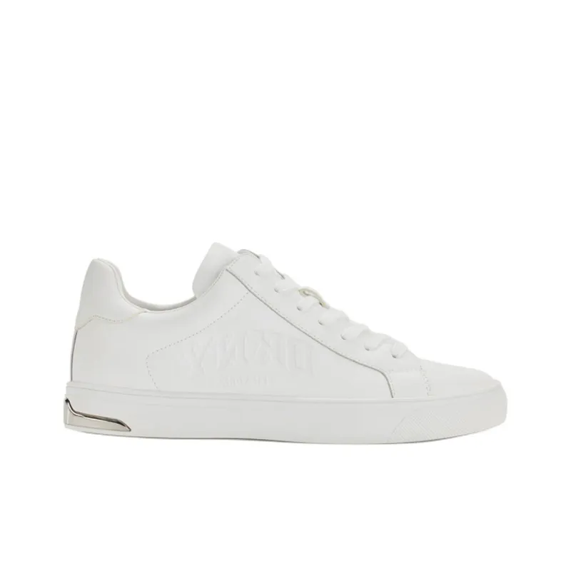 DKNY Low-Top Skateboard Shoes Women's White-1