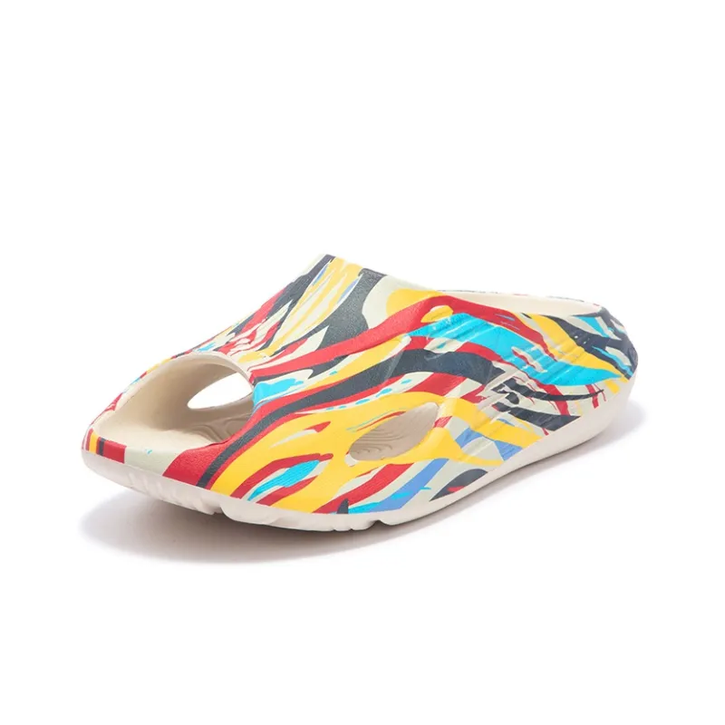 361° Slip Resistant Slide Slippers Unisex Beige Yellow-1