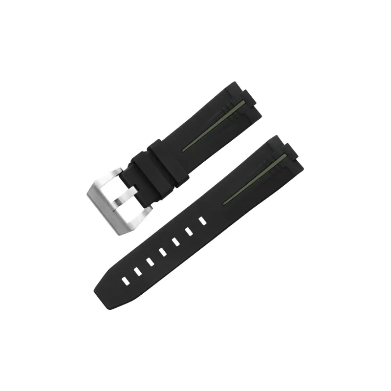 VAGENARI Watch Band Rubber Strap Compatibility For Panerai Luminor With Luminor Marina 44mm Unisex-3