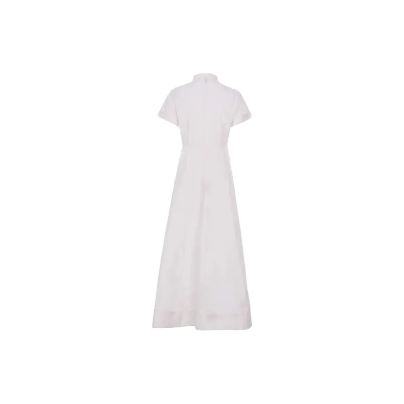SHIATZY CHEN Band-collar Midi Dress-1