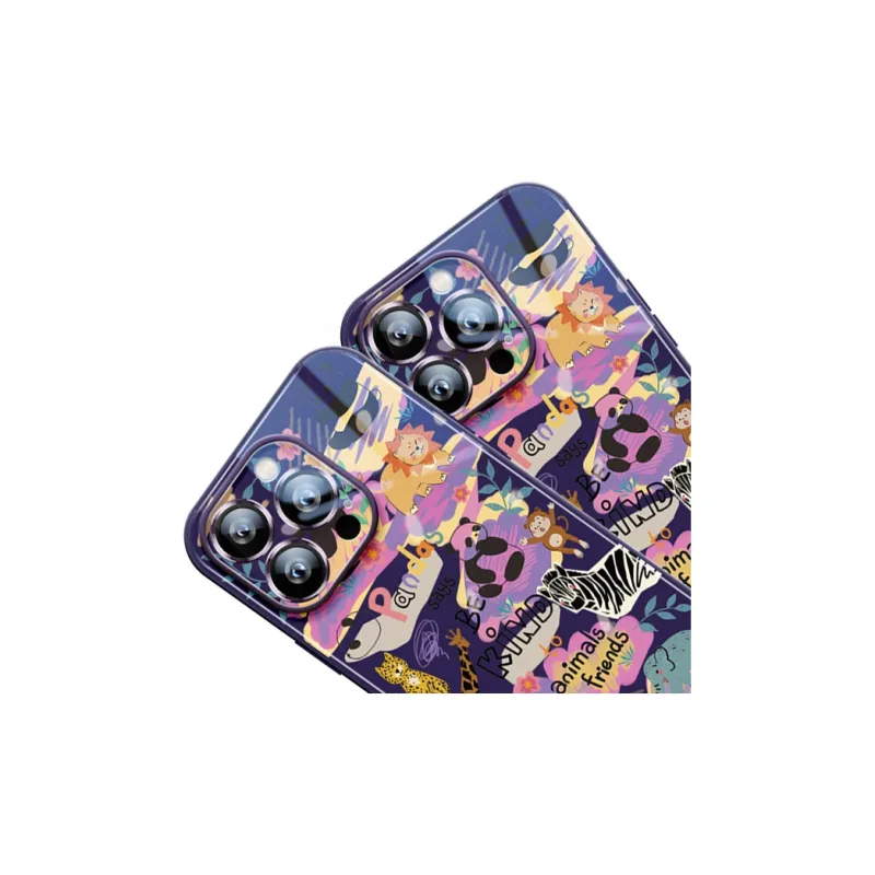 Sen Dog Glass Material Phone Cases Applicable To IPhone15Promax/Pro/Plus/14/13/12 Original Design Artistic-8