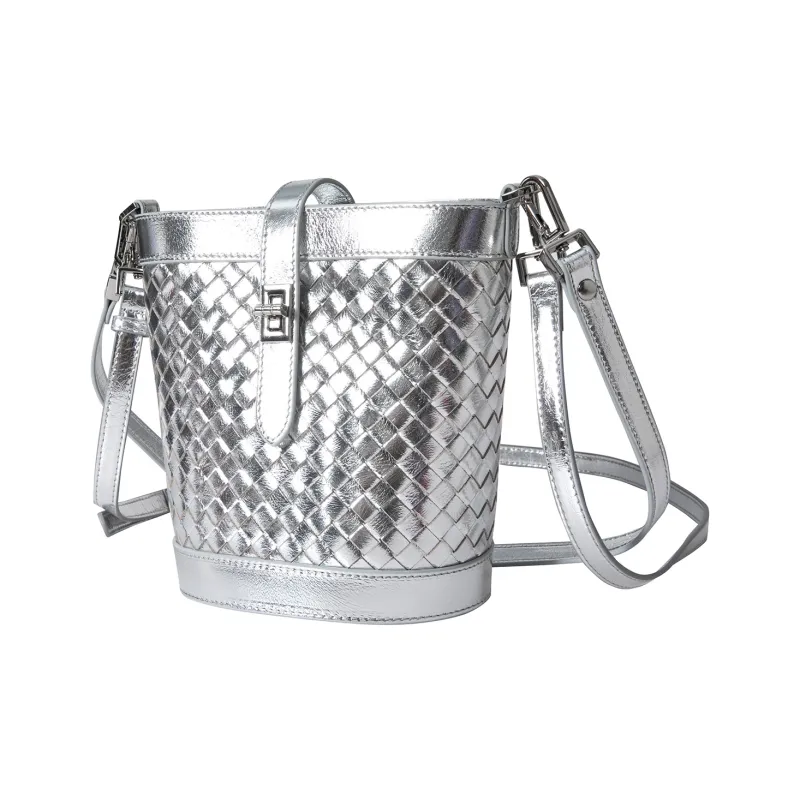 Moran & Karly Top Grain Cow Leather Bucket Bag, Shoulder Bag, Crossbody Bag Women's-1