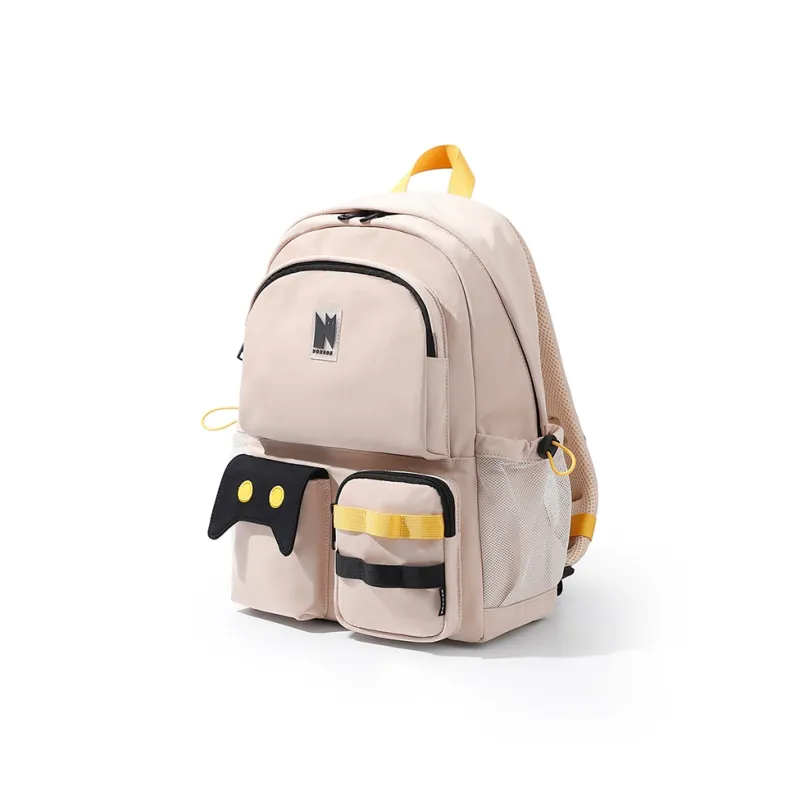 NOXXON Nylon Fabric Backpacks Backpack Laptop Bags Regular Women's Ecru-1