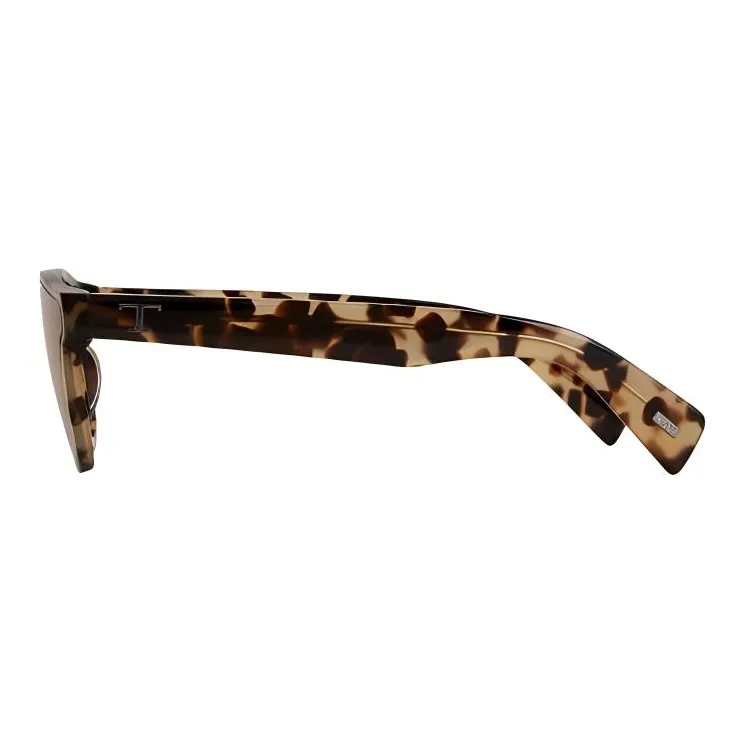 TOD'S Acetate Round Sunglasses Women's Brown-2