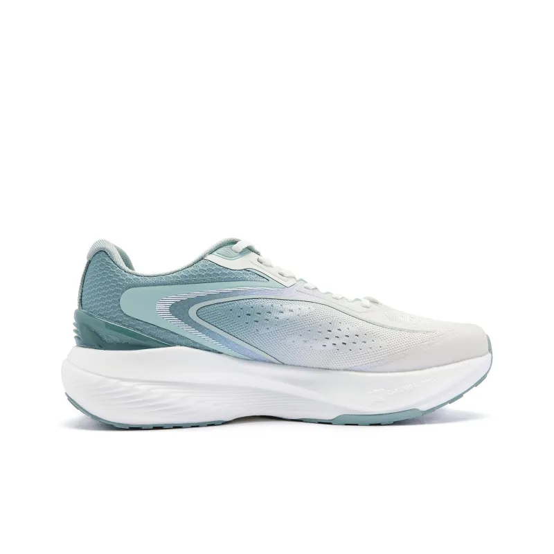 QIAODAN Shadow 1.0 Running Shoes Men Low Top Birch White/Mountain Shadow Green-1