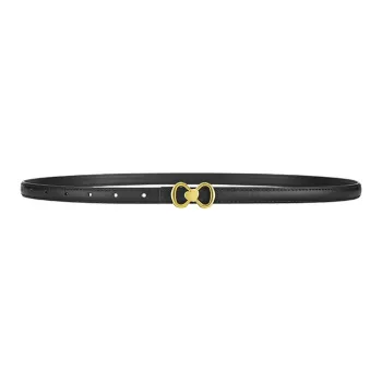 CARTELO Cow Split Leather Belts Women's Width 1.5CM