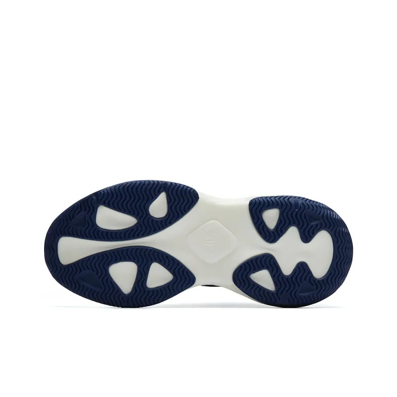 FILA FUSION Fila Low Running Shoes 'White Navy'-4