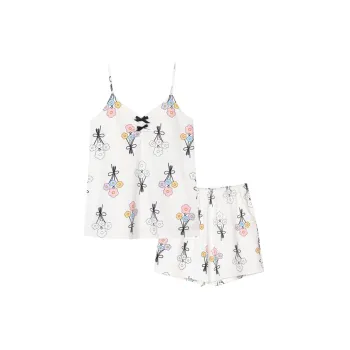 H YXIANG Pajama Set Women's White