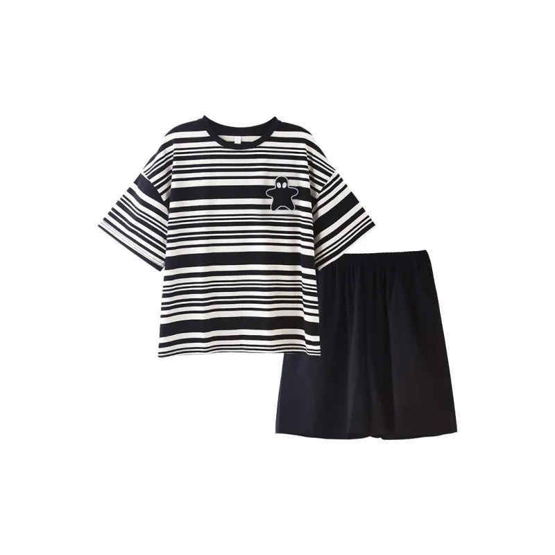 The New Age Family Pajama Set Unisex Meteorite Black-1