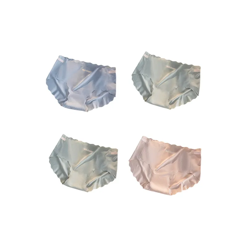 Flowers In Water Underpants Women's 4 Pack-18