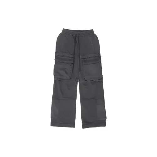 D 5 OVE Casual Pants Unisex Washed Gray